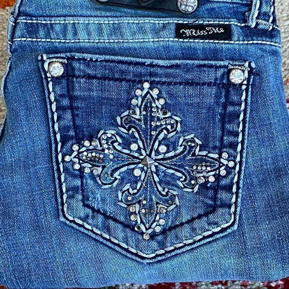 Miss Me Rhinestone Cross Skinny Jeans - Picture 14 of 14